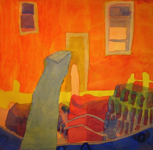 Venice Golden Hour;
Watercolor, 2008;
13.5 x 14 in. Venice Golden Hour;
Watercolor, 2008;
13.5 x 14 in.
